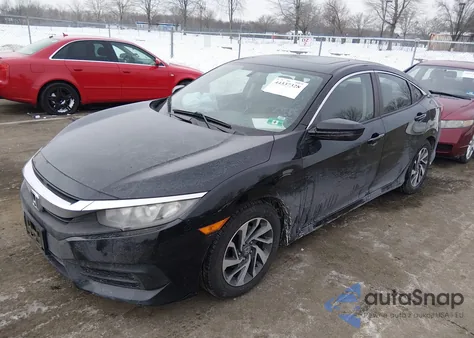 2016 Honda Civic Ex from USA, damaged, VIN 2HGFC2F71GH510513